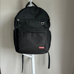 Skip Hop Black Diaper Bag Backpack